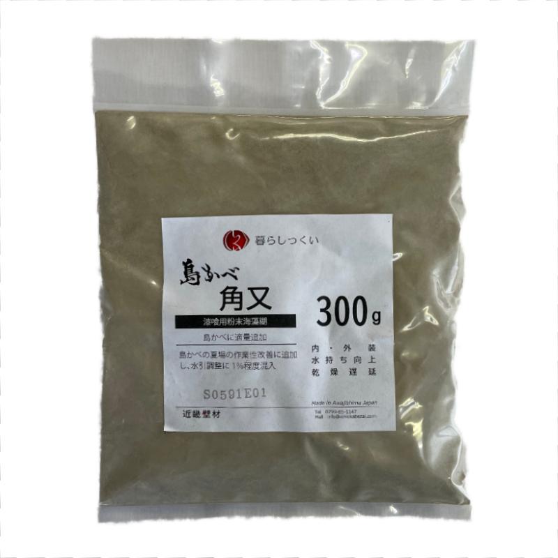 DIY 左官材料 漆喰用海藻糊 島かべ角又(つのまた）300g : タイル 