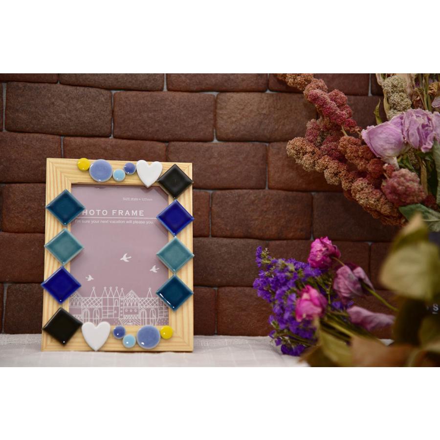 たま額縁セット クラフトキット フォトフレーム M（L判） : タイルショップ