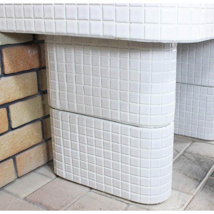 タイル ガーデンシンク　 　ピンク系 タイル ガーデンシンク ピンク系