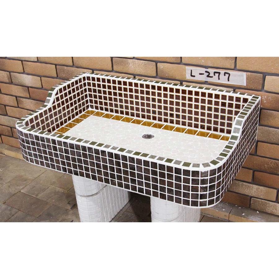 全品5倍p 5 10 Off ガーデンシンク 5月25日限定 ガーデンシンク タイル 流し台 昭和レトロ 昭和レトロ Diy 工具 タイル流し台 シンク お洒落 タイルショップたまがわ店 エクステリア Lサイズ 277 タイル流し Nagasi Retoro L 277 激安 セール