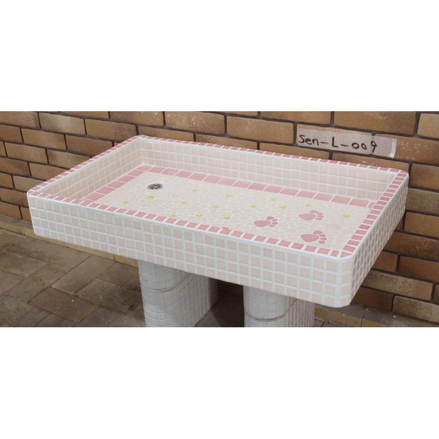 ガーデンパン お子様やペットの足洗いに最適 Lサイズ sen-L-009 送料無料 :nagasi-senmen-l-009:タイルショップ