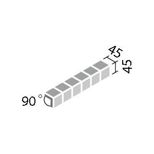 カラコンモザイクSカラー　90°曲紙張り　CCN-155　90-14　INAX　63　LIXIL　タイル