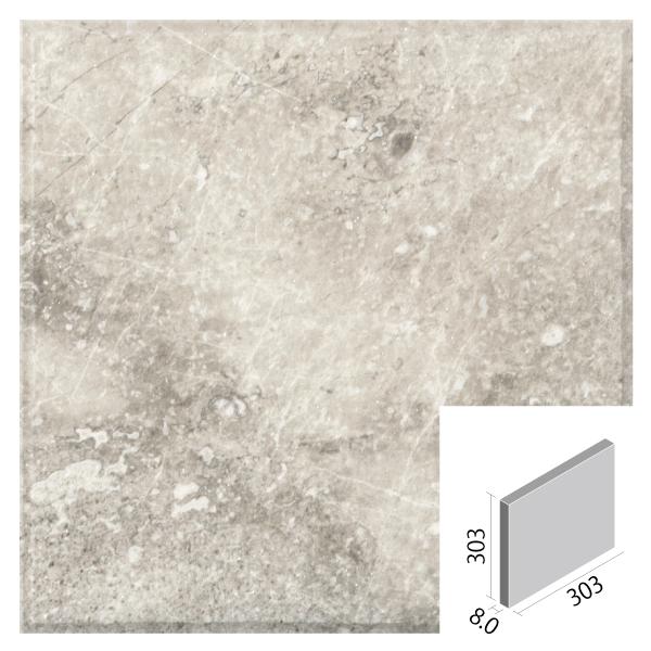 エコカラットプラス　サンティエ　303角平(レリーフB)　STE1B　アイボリー　タイル(3ケース)　ECP-303　LIXIL　INAX
