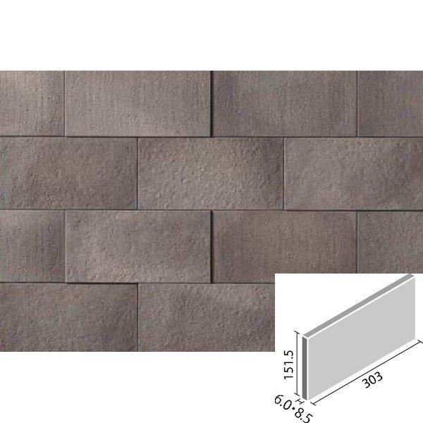 エコカラットプラス　つちのは　303×151角平　タイル(7ケース)　ECP-315　TNH3　鈍色　にびいろ　LIXIL　INAX