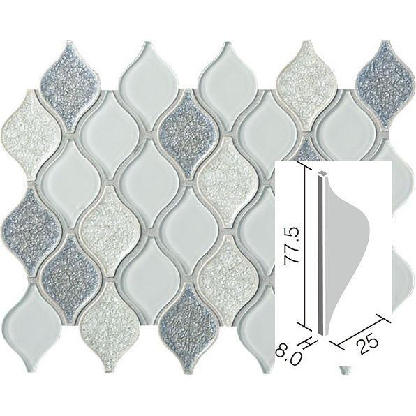 LIXIL（リクシル） ミックスモザイク コロリート 78×25半マス(縦型) IM