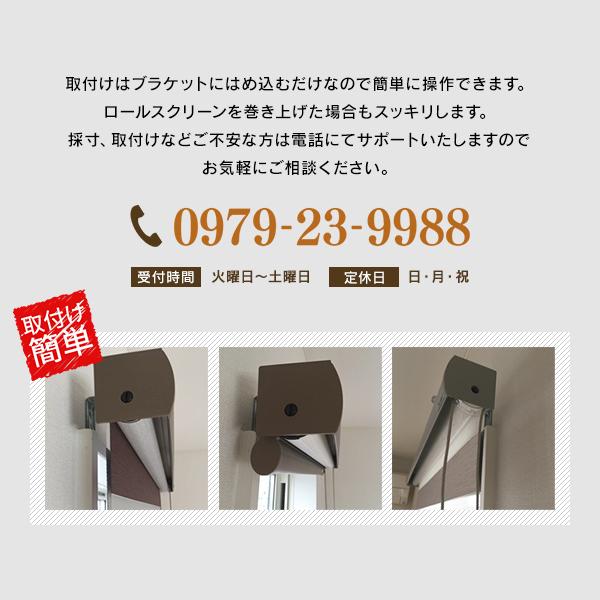 ロールスクリーン ロールカーテン 遮光ロールスクリーン 調光ロールスクリーン　オーダーメイド　幅181-200cm　高さ251-300cm | ブランド登録なし | 03