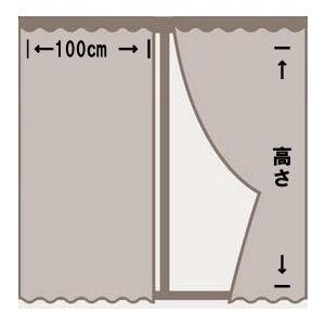 ミラー レースカーテン 2枚組 100×183cm 日本製 洗える 遮像 花粉対策 ホコリ キャッチ 見えない 節電 UVカット 水玉 ドット｜time-and-place｜04