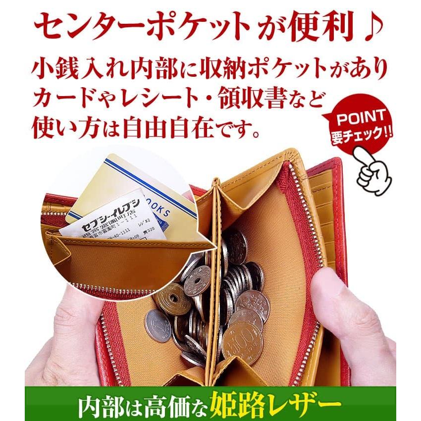 日本国産 栃木レザー 姫路レザー 縦型2つ折り財布 全7色 YKK製ファスナー レディース メンズ 芦屋ダイヤモンド正規品の画像