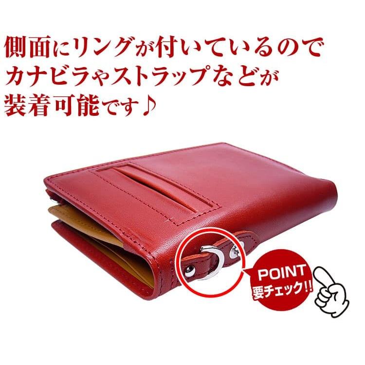 日本国産 栃木レザー 姫路レザー 縦型2つ折り財布 全7色 YKK製ファスナー レディース メンズ 芦屋ダイヤモンド正規品の画像