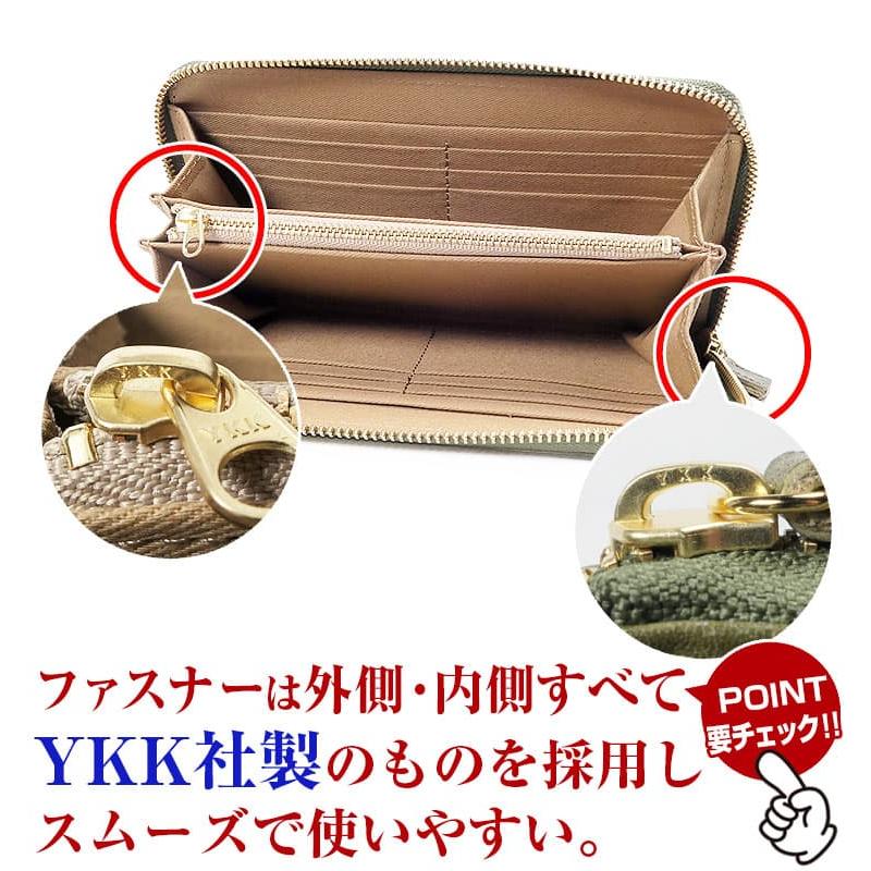 日本製 栃木レザー YKK製ファスナー  芦屋ダイヤモンド正規品 財布 メンズ  レディース 本革財布の画像