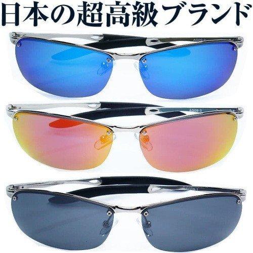 AGAIN（アゲイン） AGAIN/アゲイン正規品 偏光サングラス ブルー