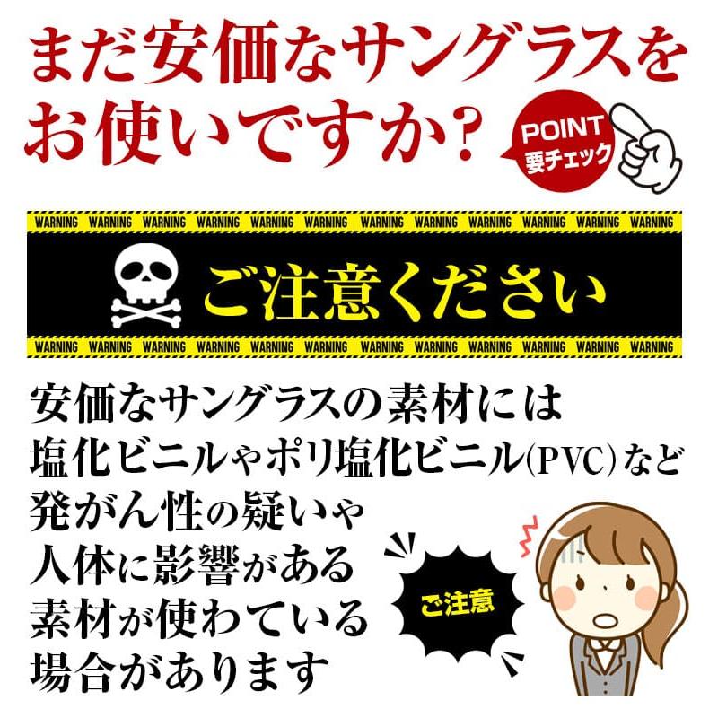 透明レンズ 日本製 サングラス 鯖江の職人が挑む世界一を目指す究極の品質 AGAIN CLASSIC　素材は高価なアセテートを削り出し加工の画像
