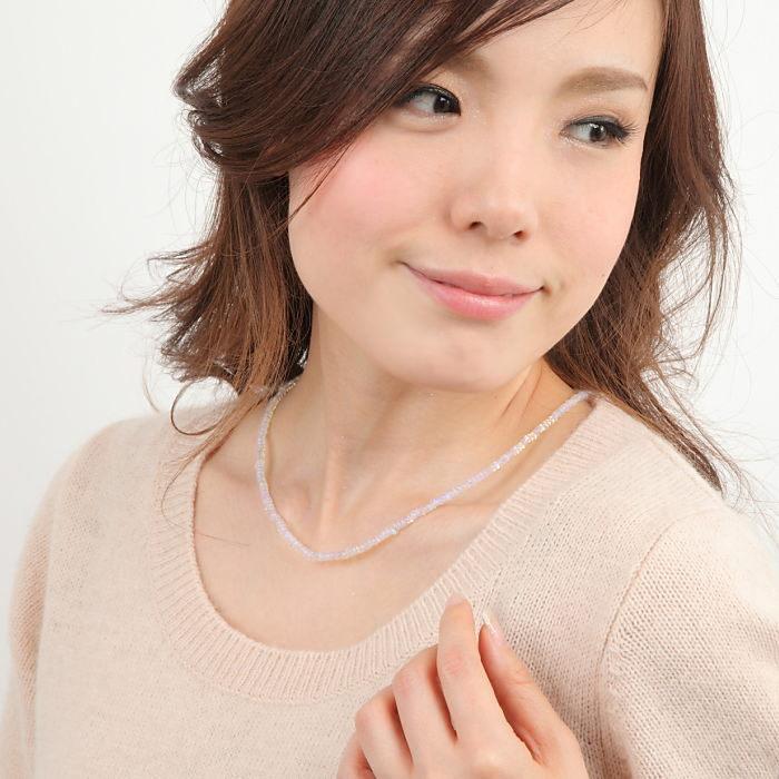 天然宝石オパールネックレス/芦屋ダイヤモンド発行【宝石保証書つき】の画像