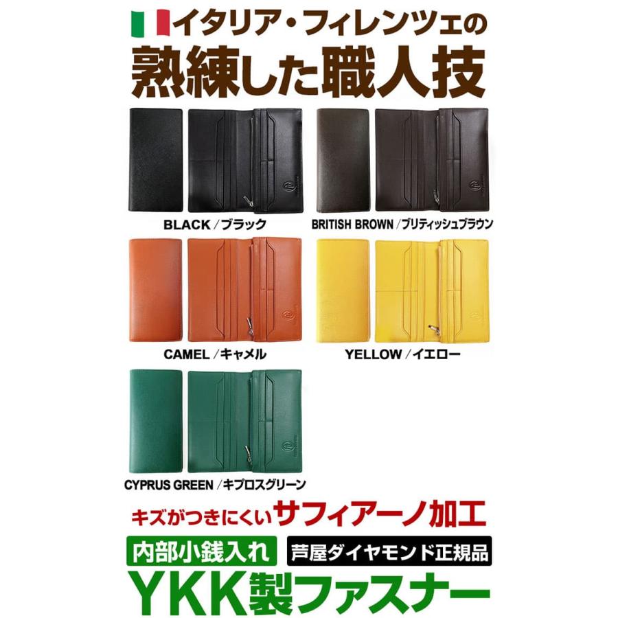 世界中の牛革品質ランキング1位 カーフスキンをイタリア有名職人が監修のハイブランド御用達縫製工場で製造された極上の財布の画像