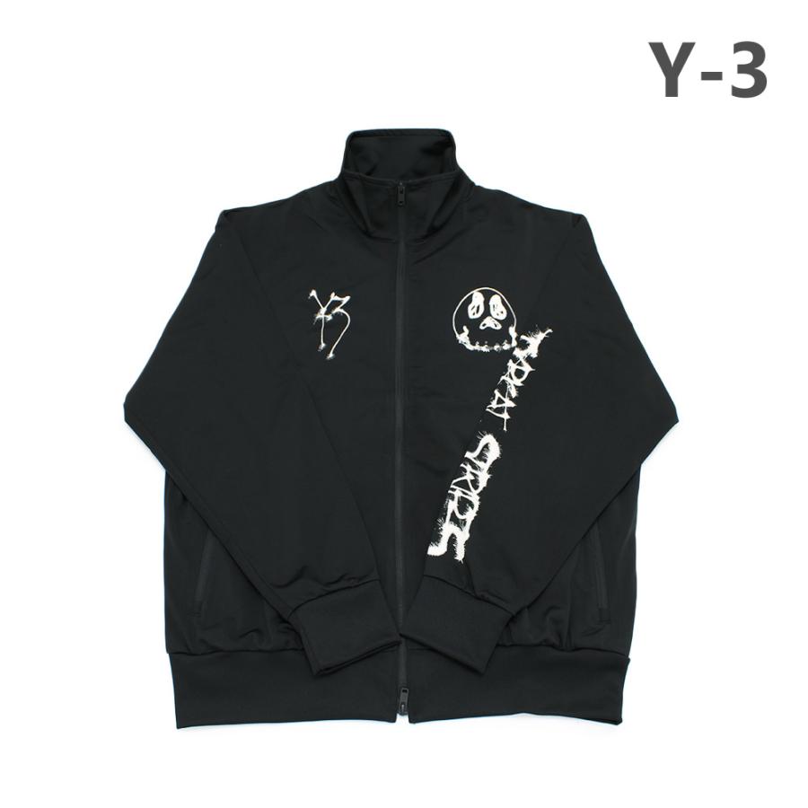 Y-3 트럭 재킷 저지 KQ8595 블랙 CHITO GRAPHIC TRACK TOP 남성 와이슬리