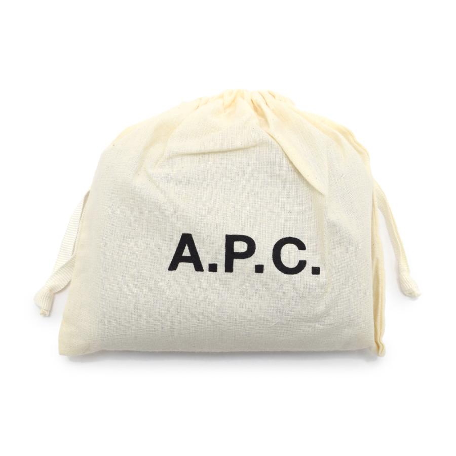 アーペーセー 財布 A.P.C. PXAWV F63029 LZZ ブラック 二つ折り財布 小銭入れあり レディース｜timeclub｜07