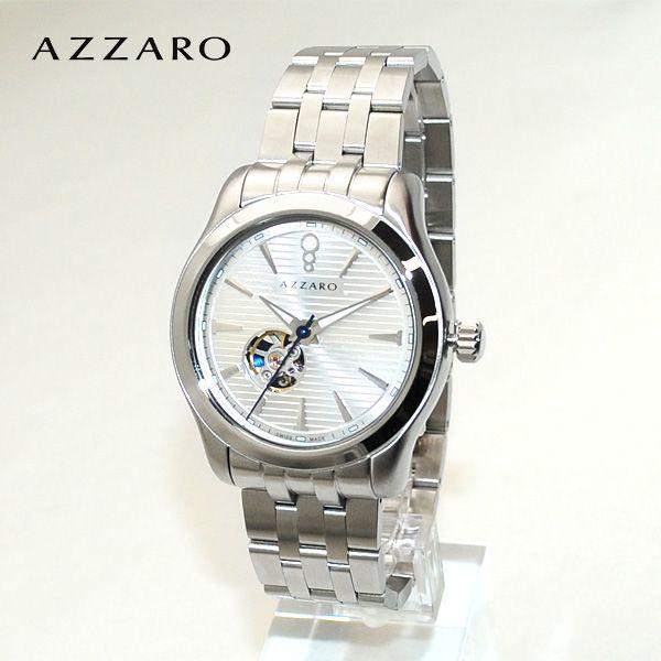 【最新入荷】 腕時計 （アザロ） AZARRO 時計 ブレス 自動巻き シルバー View Open Coastline AZ2260.16SM.000 腕時計
