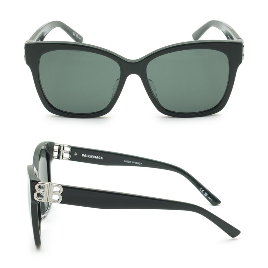 BALENCIAGA BB0102SA ブラックサングラス バレンシアガ サングラス BALENCIAGA BB0102SA 001(57mm ブラック