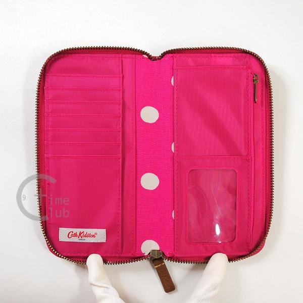 Cath Kidston（キャス・キッドソン） Zip Wallet 長財布 小銭入れ付き