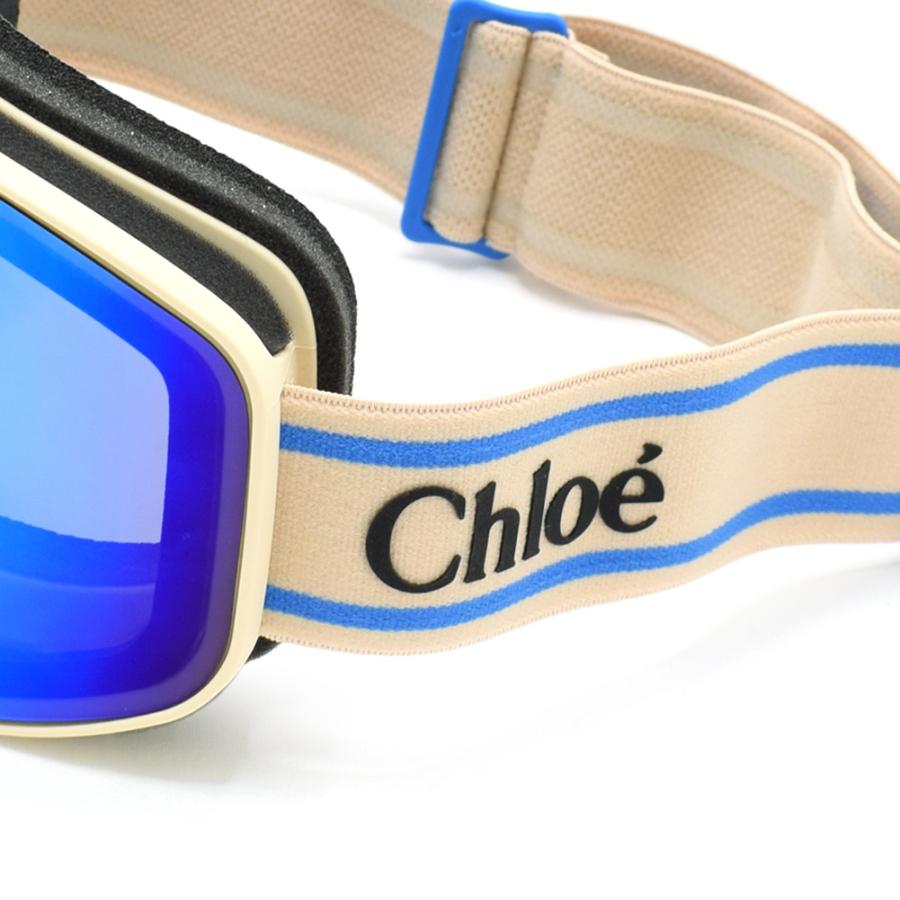 【国内正規品】Chloe クロエ ゴーグル CH0072S-005 アイボリー/ブルー レディース サングラス【送料無料（※北海道・沖縄は1,000円）】の画像