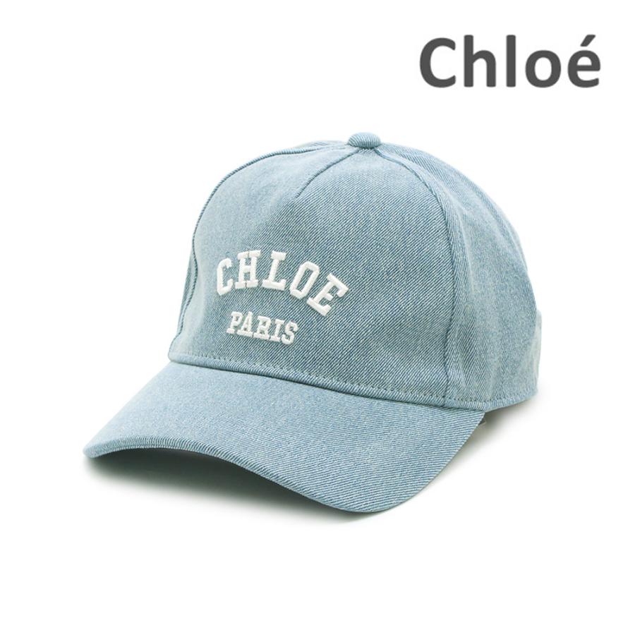 Chloe（クロエ） 帽子 キャップ C20869/Z10 DENIM BLUE デニムブルー
