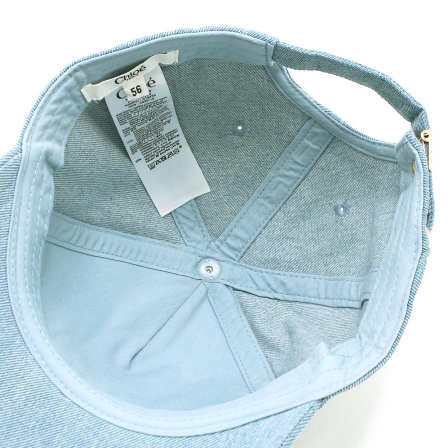 Chloe（クロエ） 帽子 キャップ C20869/Z10 DENIM BLUE デニムブルー