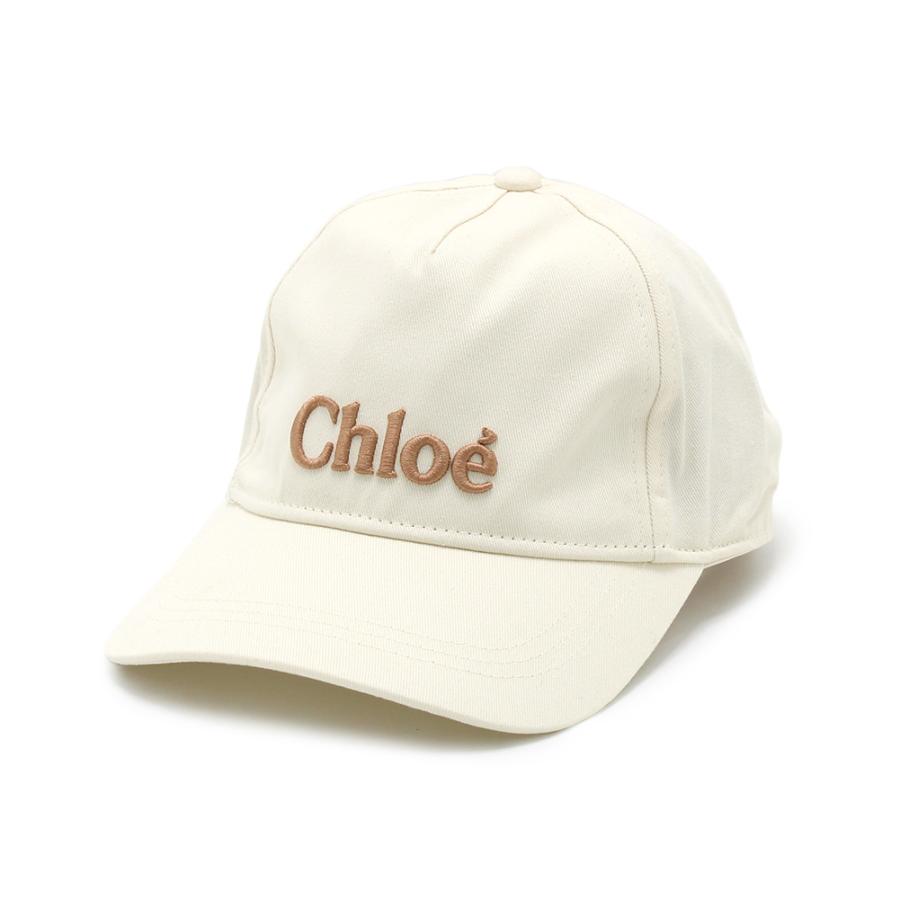 Chloé ベージュ刺繍ロゴキャップ58cm Chloe（クロエ） 帽子 キャップ C20871/105 LILY/APRICOT サイズ 56/58