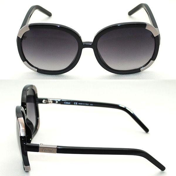 Chloe (クロエ) サングラス CL2119 001 ブラック 103 Chloe (クロエ) サングラス CL2119 001 ブラック 103
