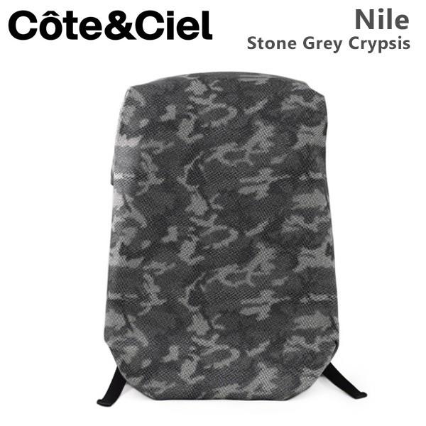 cote&ciel コートエシエル Nile Stone Grey Crypsis 28539 Camouflage バッグ リュック バックパック メンズ レディース コートアンドシエル