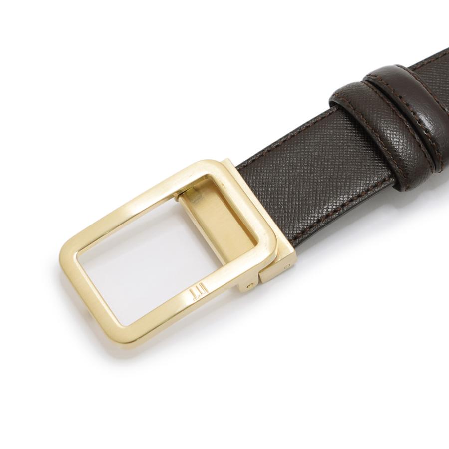 dunhill（ダンヒル） ベルト BPR235B42 ゴールド/ダークブラウン
