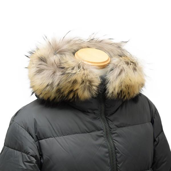 DUVETICA Vega ダウンジャケット 48 黒 メンズ ファー付 L デュベティカ ダウンジャケット アウター メンズ ベガ チンクエ フード