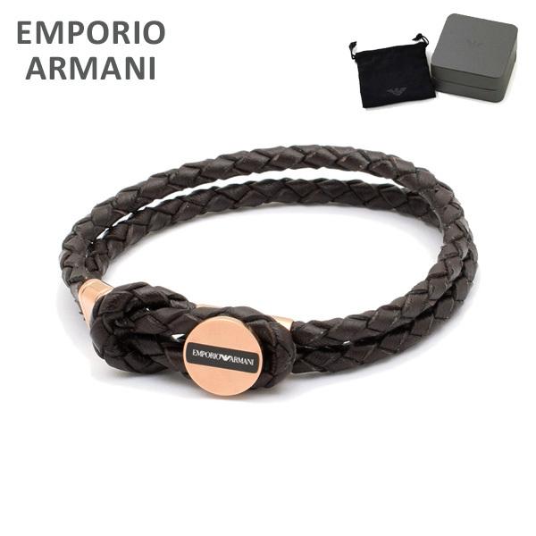 エンポリオ アルマーニ ブレスレット EGS2177221 ブラウン EMPORIO ARMANI アクセサリー メンズ