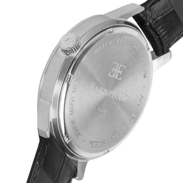 EARNSHAW アーンショウ 時計 腕時計 ES-8060-01 レザー ブラック