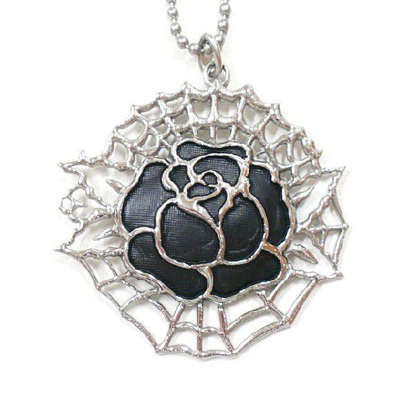正規激安 Ed Hardy Jewelry エドハーディー Spider Web Rose Ehp78ss ペンダント 期間限定送料無料 Giftideasforall Com