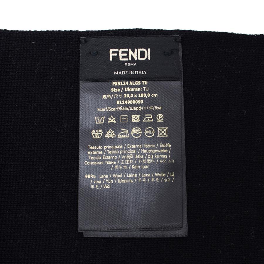 フェンディ マフラー メンズ FXS124 ALGSF05WL ホワイト フェンディ マフラー メンズ FXS124 ALGSF05WL ホワイト