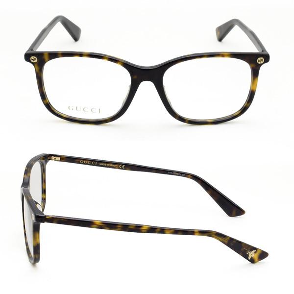 GUCCI グッチ メガネ 眼鏡 フレーム のみ GG0157OA-002 ハバナ 