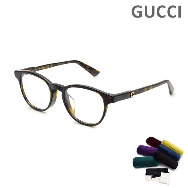 グッチ メガネ 眼鏡 フレーム のみ GG0556OJ-002 ハバナ アジアンフィット メンズ レディース ユニセックス GUCCI