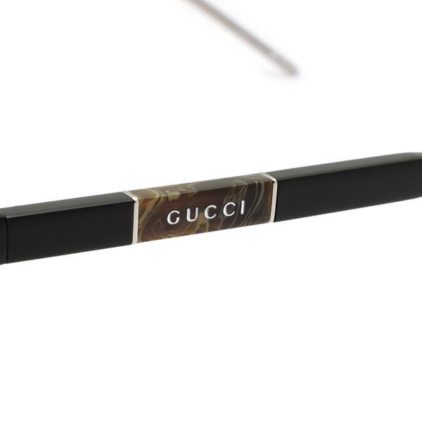 グッチ メガネ 眼鏡 フレーム のみ GG0858OJ-002 ブラック ノーズパッド メンズ GUCCI_2