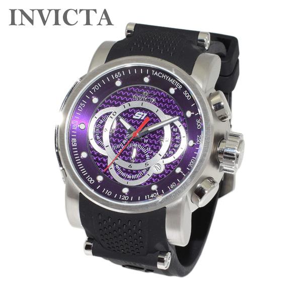 インビクタ 腕時計 INVICTA 時計 90156 S1 Rally ラリー クロノグラフ シルバー/ブラック ラバー メンズ インヴィクタ