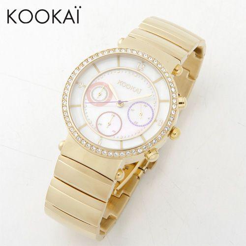 FUBU（フブ） KOOKAi （クーカイ） 腕時計 1624 004 イエローゴールド 