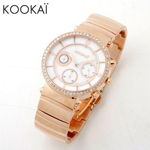 FUBU（フブ） KOOKAi （クーカイ） 腕時計 1624 007 ピンクゴールド 