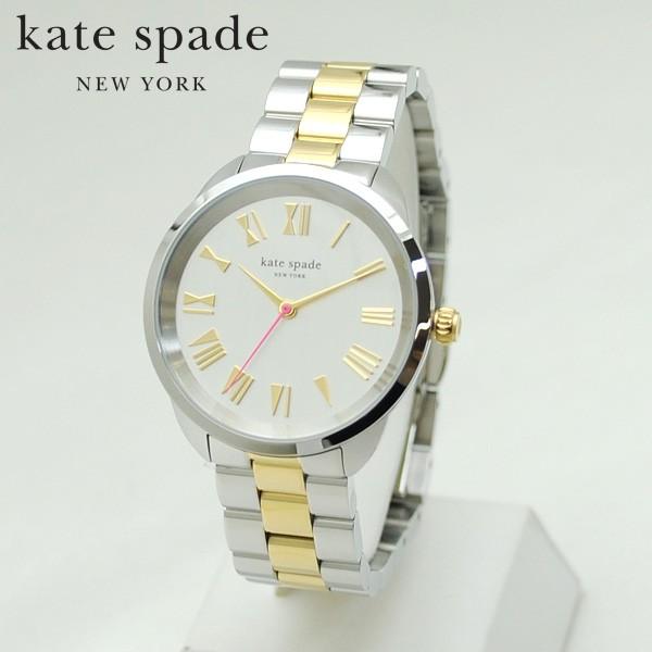 kate spade （ケイトスペード） 時計 腕時計 KSW1062 シルバー/ゴールド コンビ CROSSTOWN クロスタウン ブレス レディース｜timeclub