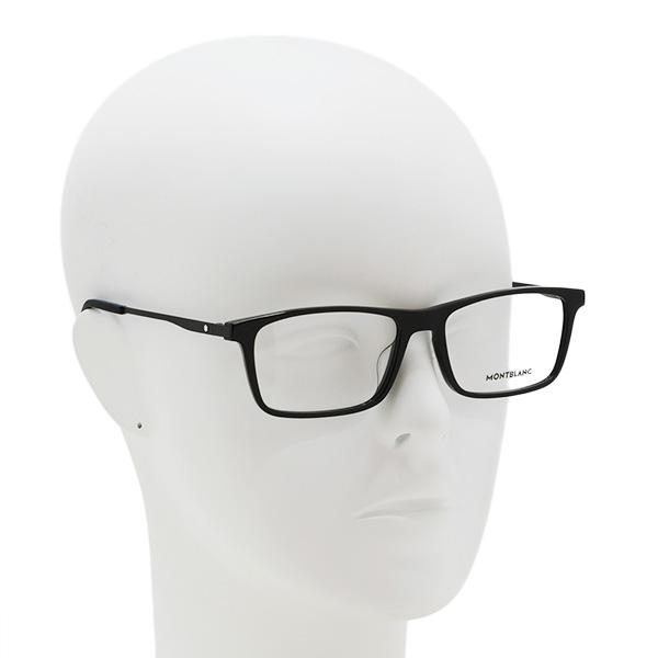 モンブラン メガネ 眼鏡 フレーム のみ MB0120O-005 56 ブラック スマート メンズ MONTBLANC｜timeclub｜04