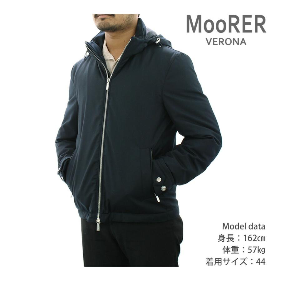 MOORER（ムーレー） 2025秋冬 ダウンジャケット ALBINI-PUM DARK BLU