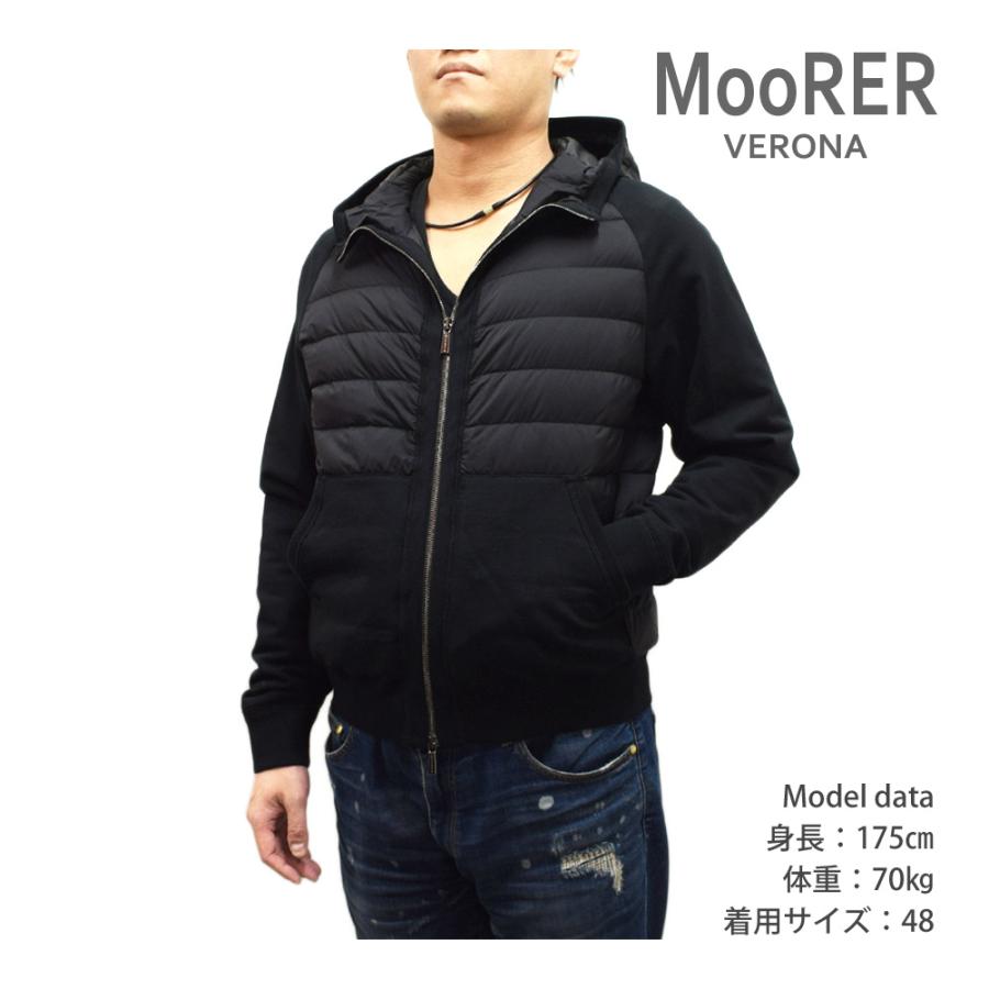 MOORER（ムーレー） 23SS ダウン メンズ CHIRICO-S3F NERO