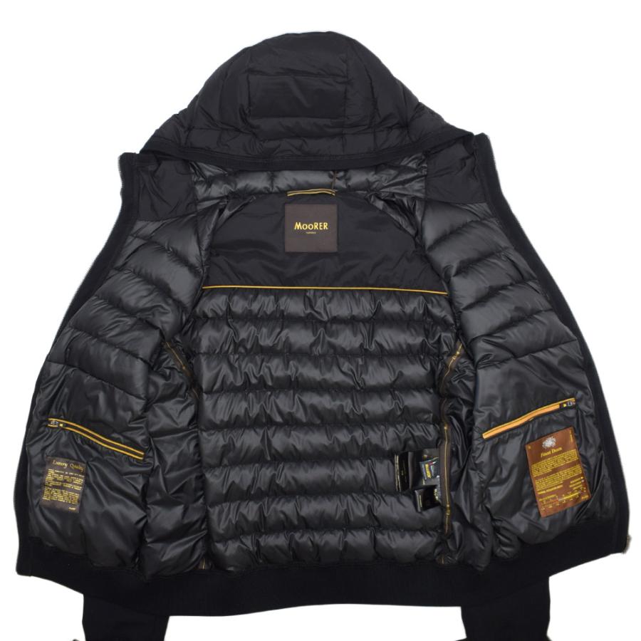 MOORER（ムーレー） 23SS ダウン メンズ CHIRICO-S3F NERO ブラック 