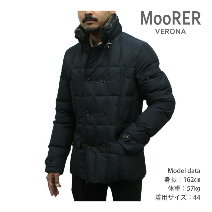 サイズ46 MooRER ムーレー SIRO-KM ネイビー MOORER（ムーレー） 2024秋冬 ダウンジャケット SIRO-KM BLU ブルー