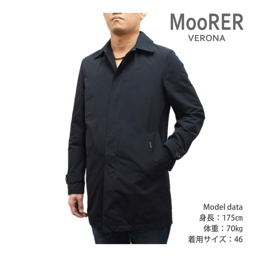 MOORER ムーレー VITTORインディゴストレッチステンカラーコート MooRER - VITTOR□MOORERムーレー春夏インディゴストレッチ