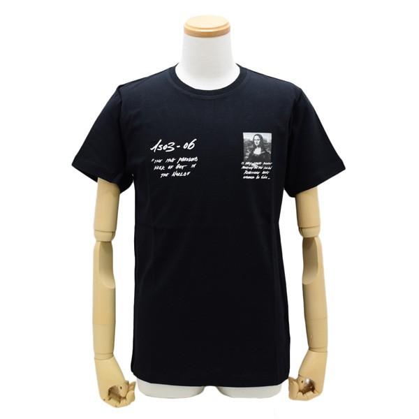off white 在庫処分 オフホワイト Tシャツ モナリザ ブラック  