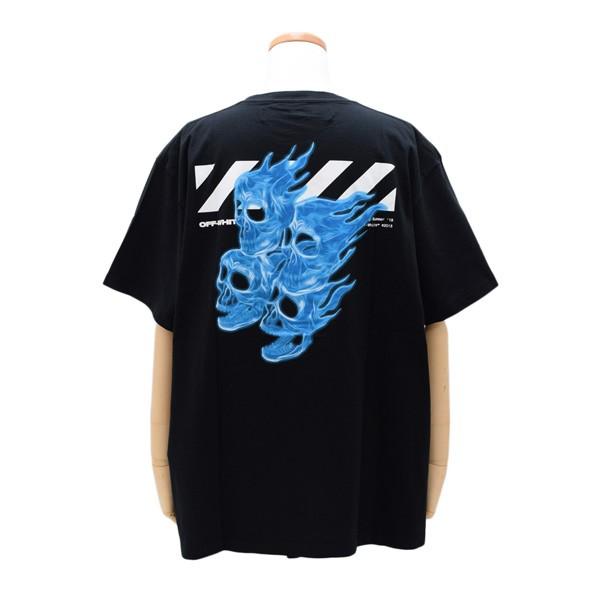 off white 在庫処分 オフホワイト Tシャツ ブラック DIAG SKULLS off white 在庫処分 オフホワイト Tシャツ ブラック DIAG SKULLS
